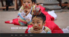 Desktop Screenshot of house-of-korea.org