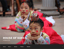 Tablet Screenshot of house-of-korea.org